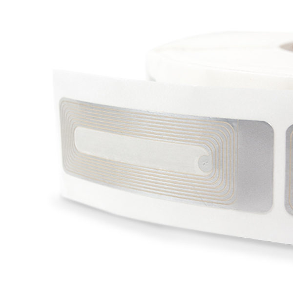 Labels RF 8.2 MHz - Transparent - 0.8"x2.6" (20x65mm) - Roll of 1000 - Pack of 5 rolls