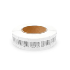 Labels RF 8.2 MHz - Dummy Barcode - 1.2"x1.2" (30x30mm) - Roll of 1000 - Pack of 5 rolls