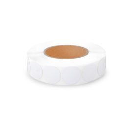 Labels RF 8.2 MHz - Round Plain - 1.3" (33mm) - Roll of 1000 - Pack of 5 rolls