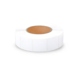 Labels RF 8.2 MHz - Square Plain - 1.6"x1.6" (40x40mm) - Roll of 1000 - Pack of 5 rolls