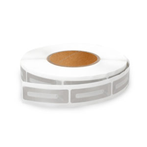 Labels RF 8.2 MHz - Transparent - 0.8"x2.6" (20x65mm) - Roll of 1000 - Pack of 5 rolls