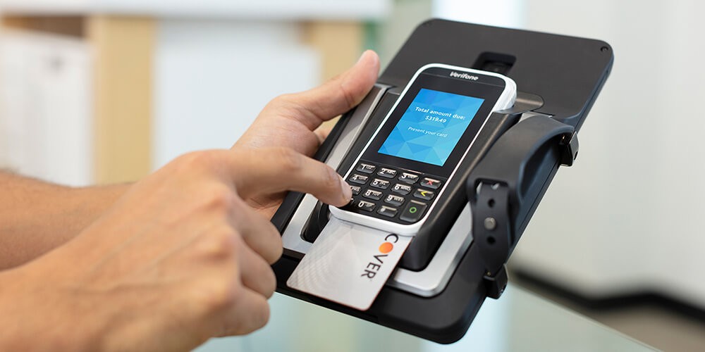 Stand pay. MPOS. Smart MPOS. INVUE Security products. M POS.