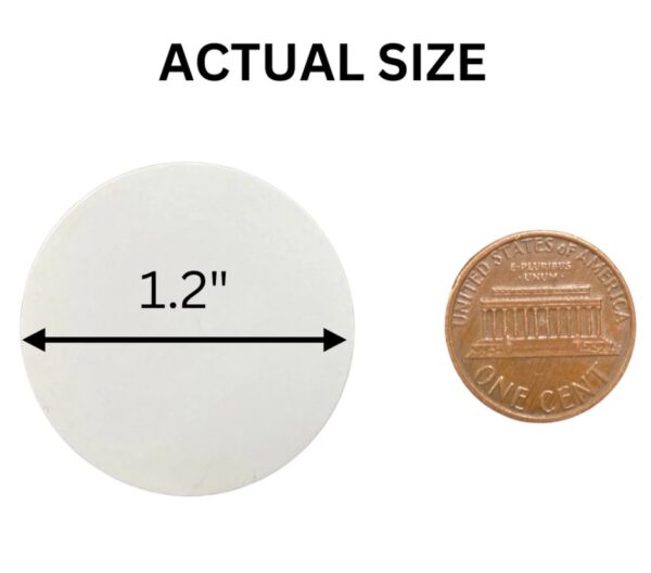 Labels RF 8.2 MHz - Round Barcode - 1.3" (33mm) - Roll of 1000 - Image 3